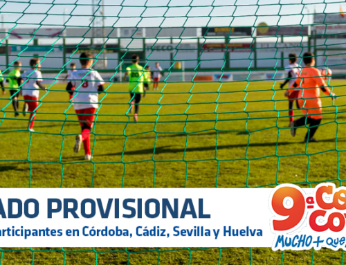 Listado provisional de participantes de Córdoba, Cádiz, Sevilla y Huelva en la 9ª Copa COVAP
